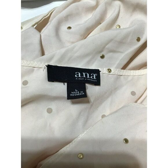 a.n.a Pink Rhinestone Belted Sleeveless Top - Picture 3 of 5